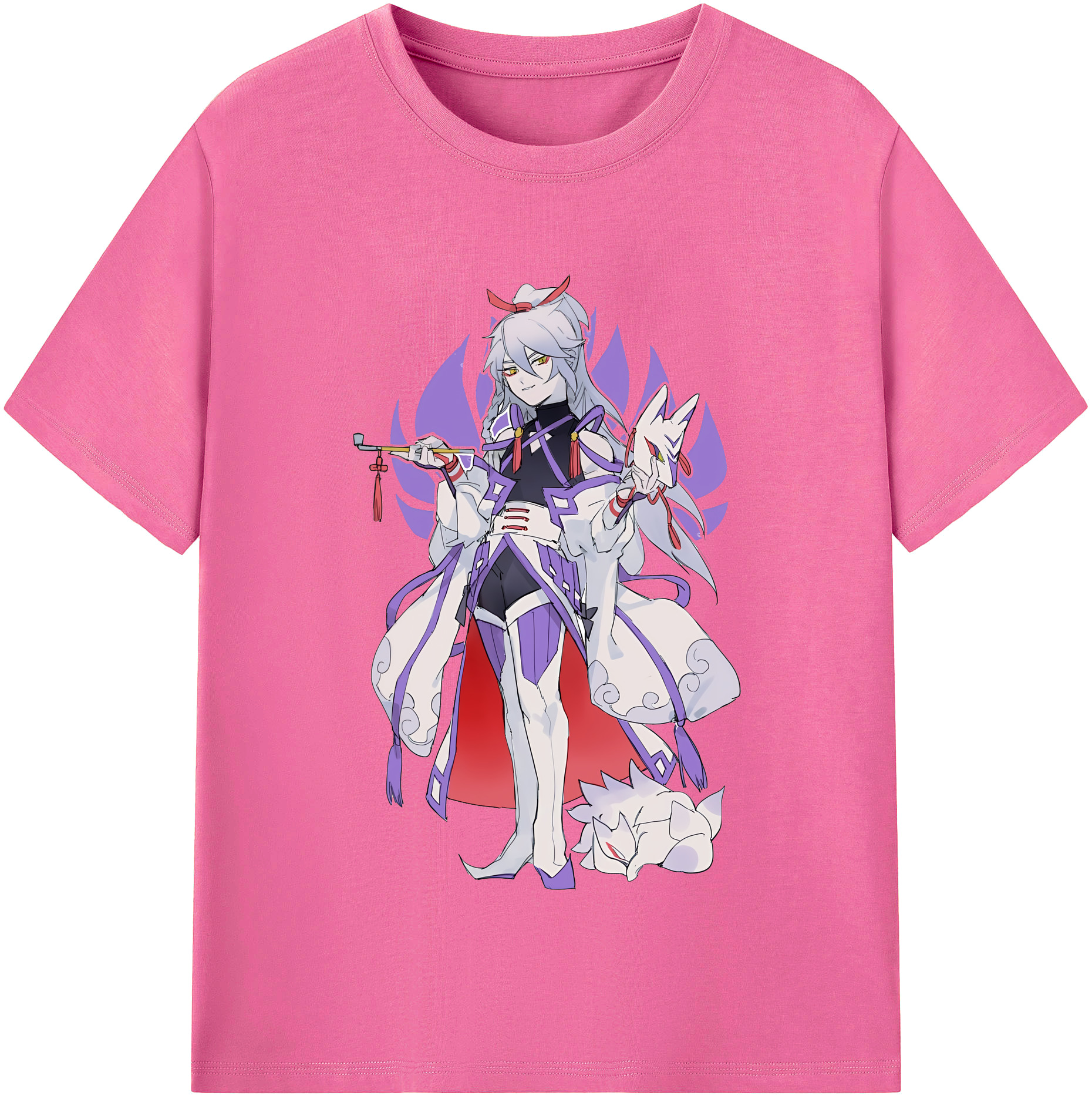 （画像用） 妖怪ウォッチ Yo-kai Watch レディースカジュアルプリントTシャツ（綿100％）